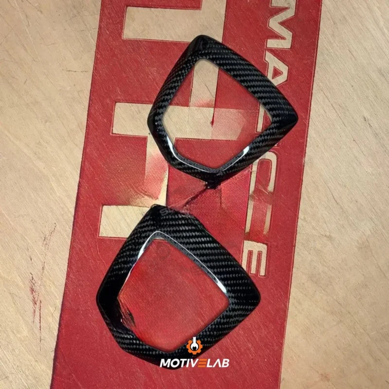 Carbon Fibre Abarth 124 Spider Emblem Covers — photo 1