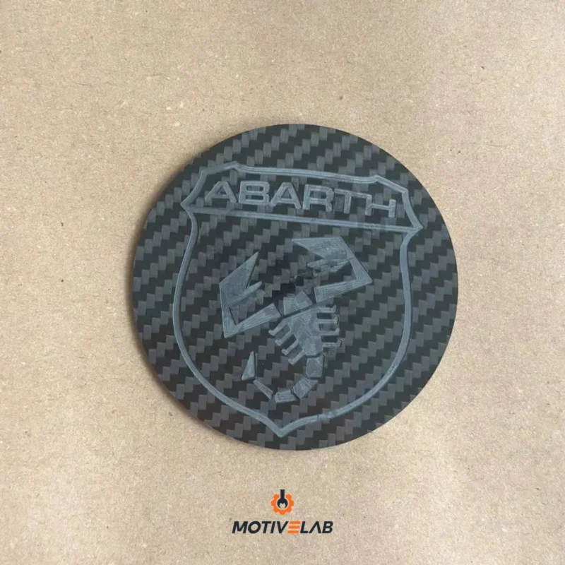 Cover Carbonio Stemmi Abarth Grande Punto — foto 2