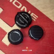 Cover Carbonio Tappi Motore /punto Abarth 500 — foto 1