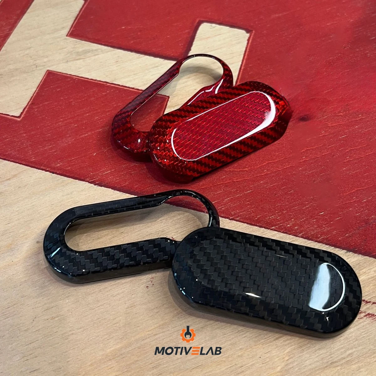 Abarth 500 Carbon Fibre Key Cover — photo 2