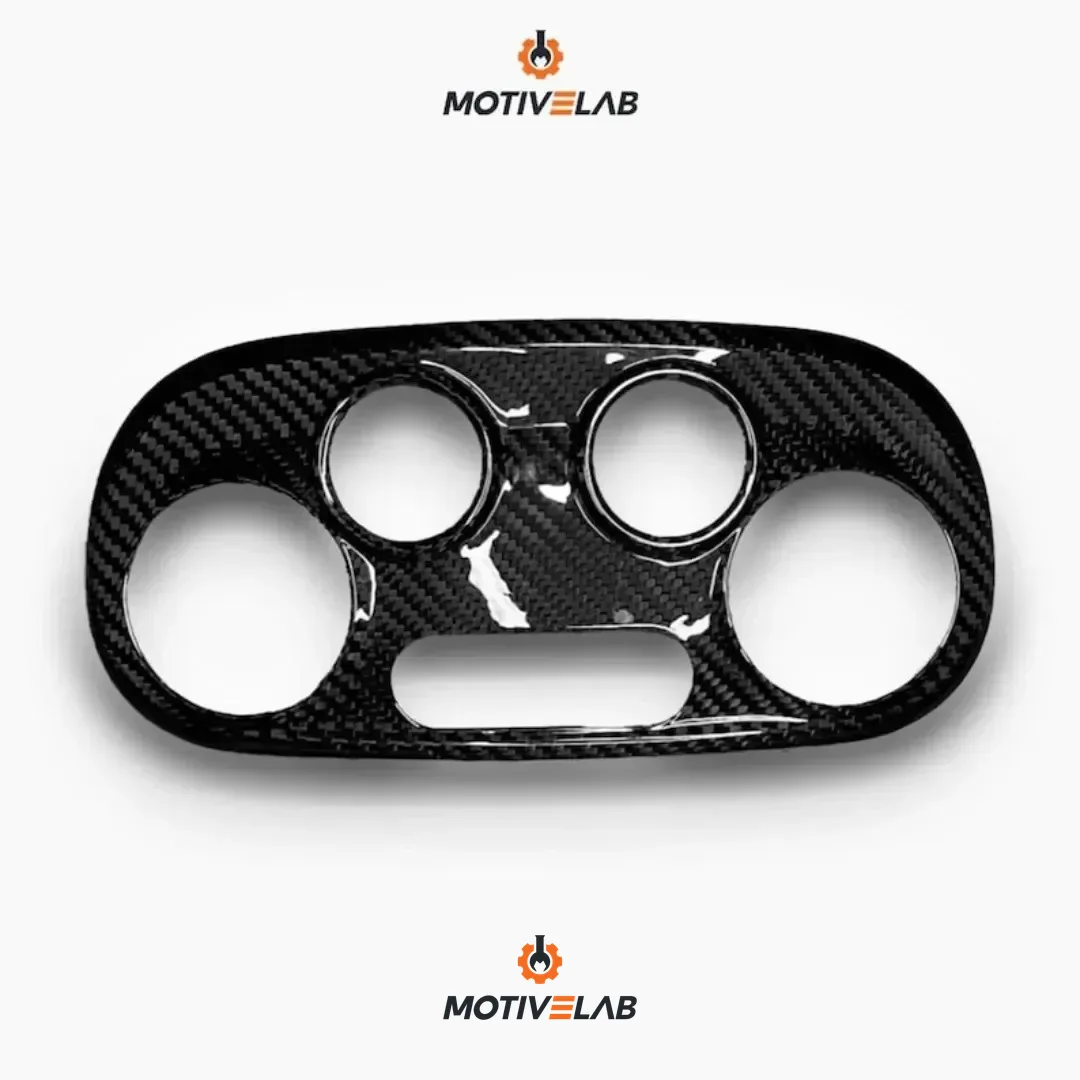Abarth 595 Manual/Automatic True Carbon Climate Control Cover — photo 1