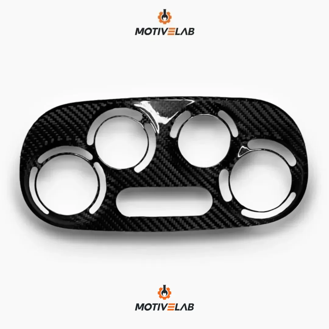 Abarth 595 Manual/Automatic True Carbon Climate Control Cover — photo 3