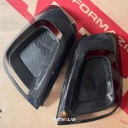 Carbon Fibre Exterior Trim for Abarth 595 Headlights — photo 1