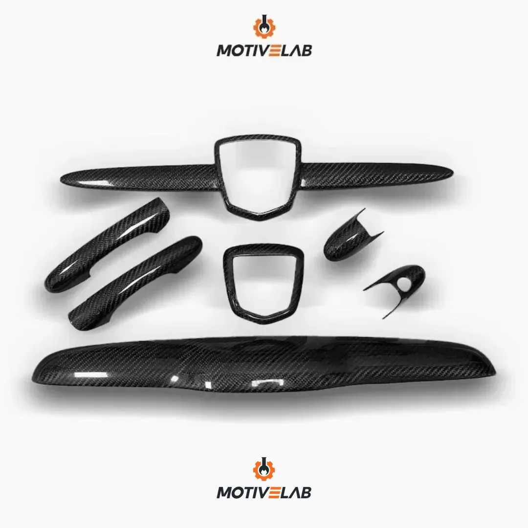 Carbon/ABS Trim Covers – Fiat 500/Abarth 595/695 — photo 1