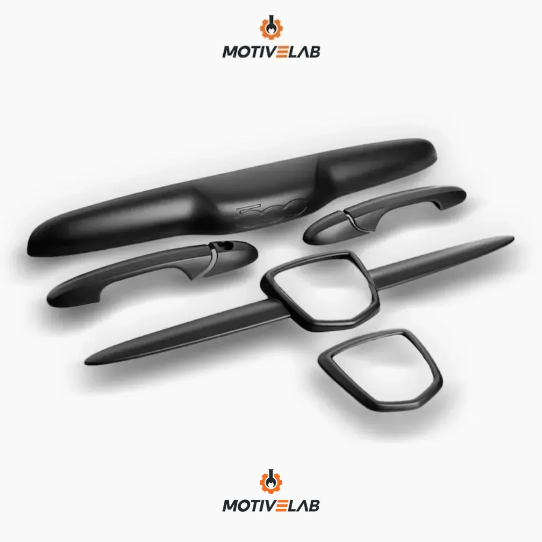 Carbon/ABS Trim Covers - Fiat 500/Abarth 595/695 — photo 2