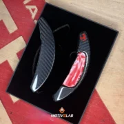 Estensione Palette Carbonio Cambio Volante MTA Abarth 500 — foto 3