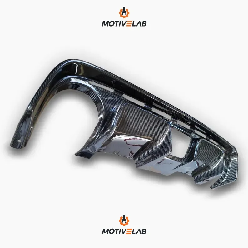 Estrattore Posteriore in Carbonio Abarth 595 – Replica Originale — foto 1