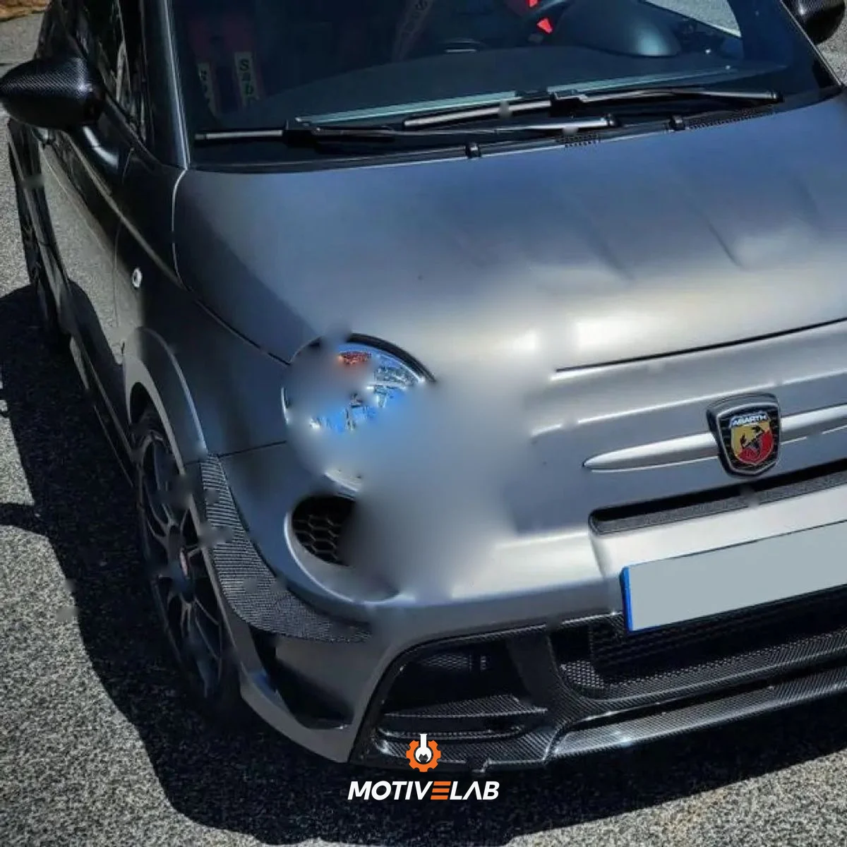 Flap canards paraurti 500 Abarth — foto 2