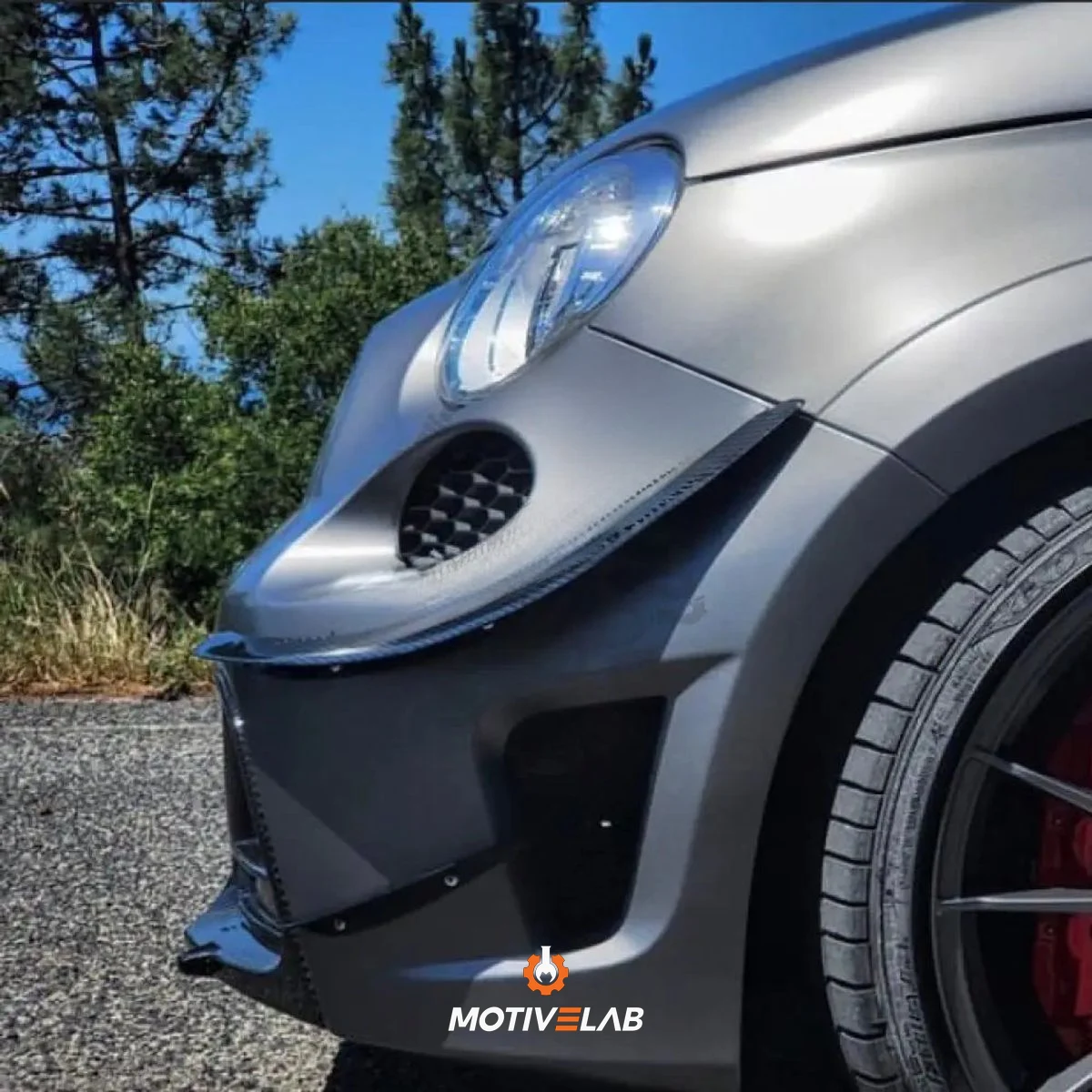 Flap Canards Paraurti Abarth 500 — foto 1