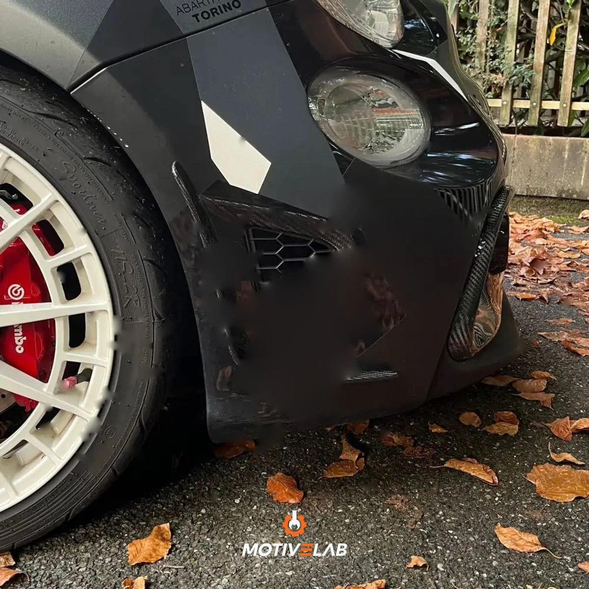 Flap convogliatore paraurti 500 abarth — foto 1