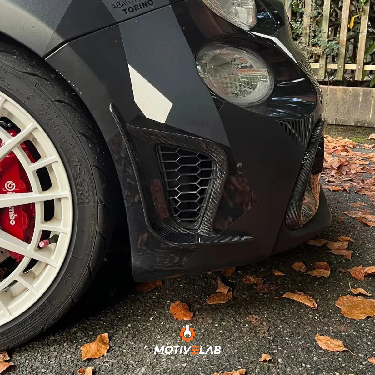 Abarth 500 Bumper Spoiler Flap — photo 3