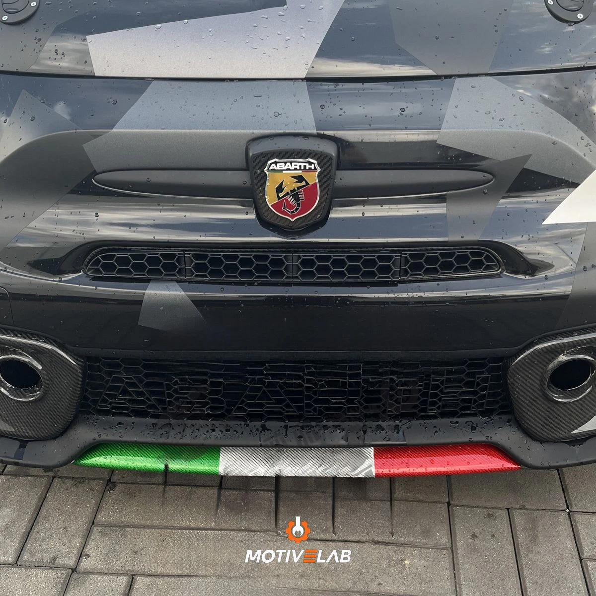 Griglia Nido D'ape Paraurti Abarth 595 — foto 3
