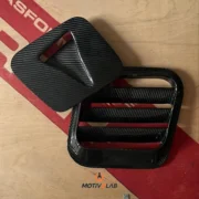 Griglie Cofano Carbonio Stile Ac Abarth 500 — foto 1