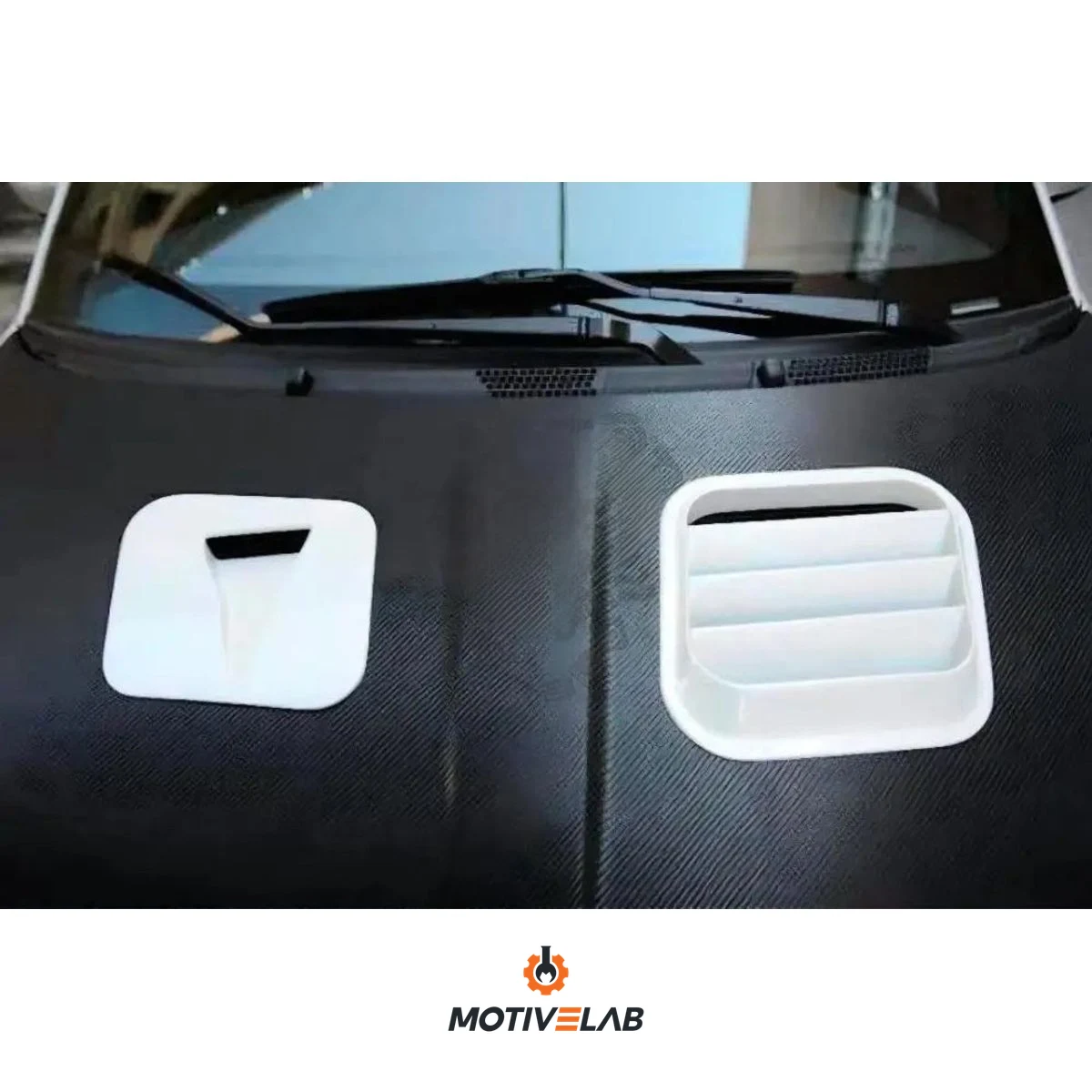 Griglie Cofano Carbonio Stile Ac Abarth 500 — foto 2