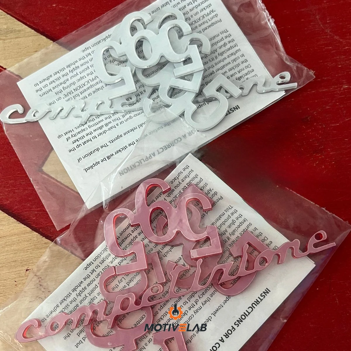Abarth Plexiglass Badge Kit — photo 1