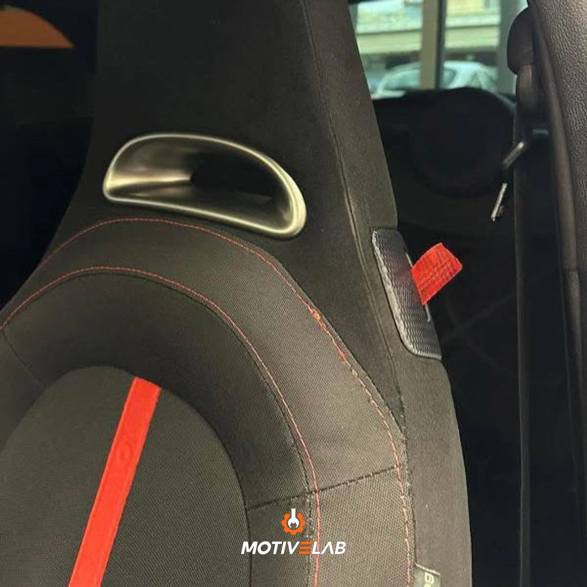 Custom 500 Abarth handle for standard seat — photo 1