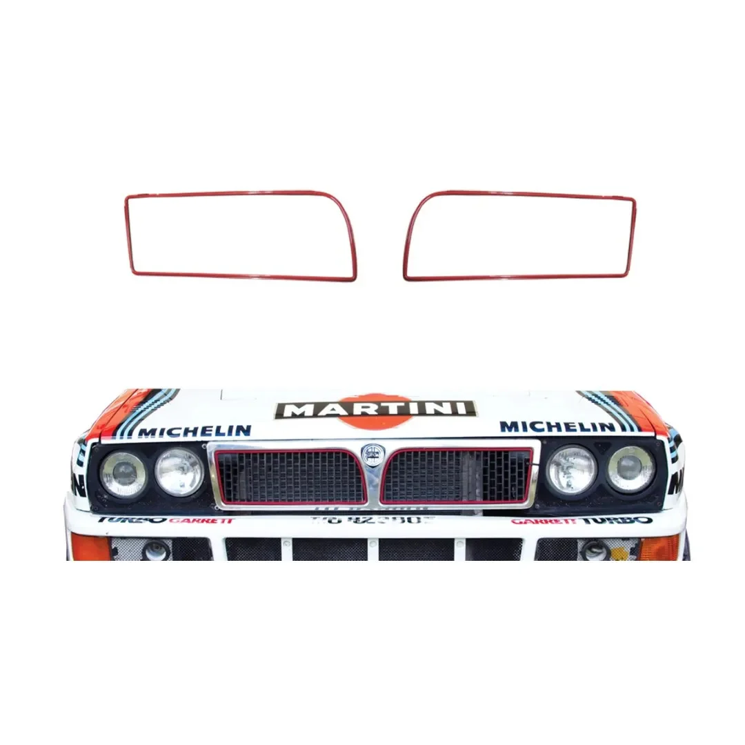 MXSAS900 - Coppia Profili Rossi Mascherina Anteriore Lancia Delta