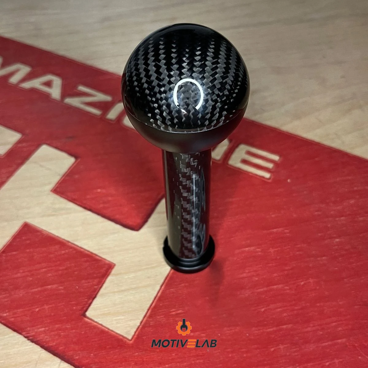 Abarth 500 Carbon Gear Knob — photo 1