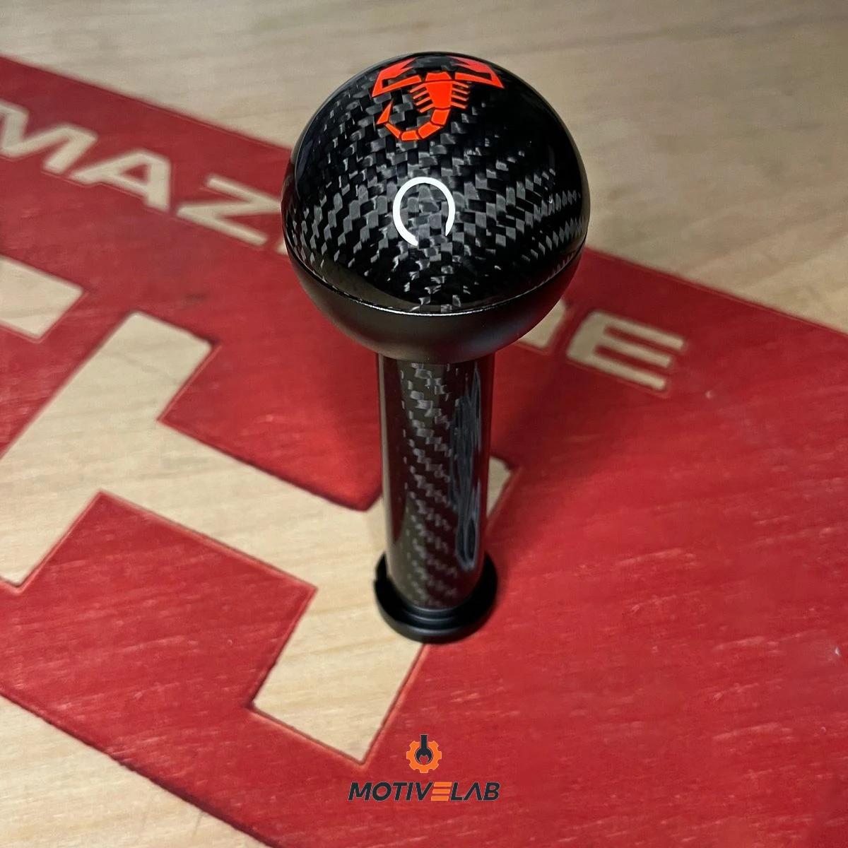 Abarth 500 Carbon Gear Knob — photo 2
