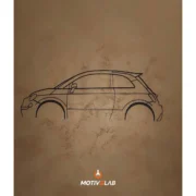 Sagoma Cornice / Abarth 500 — foto 1