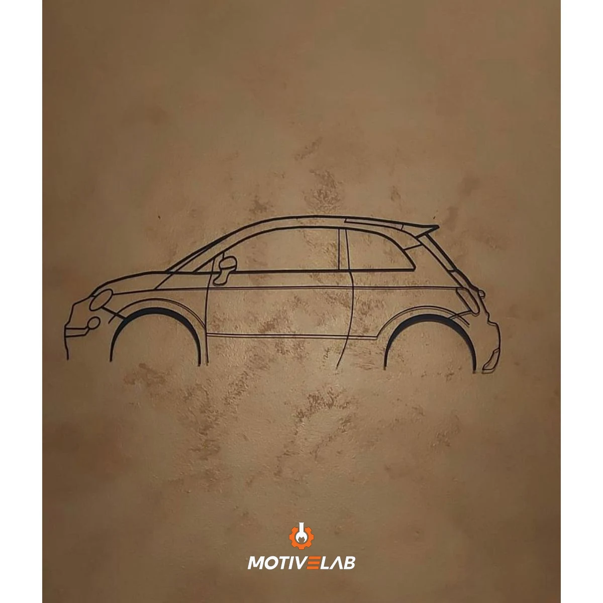 Sagoma Cornice / Abarth 500 — foto 1