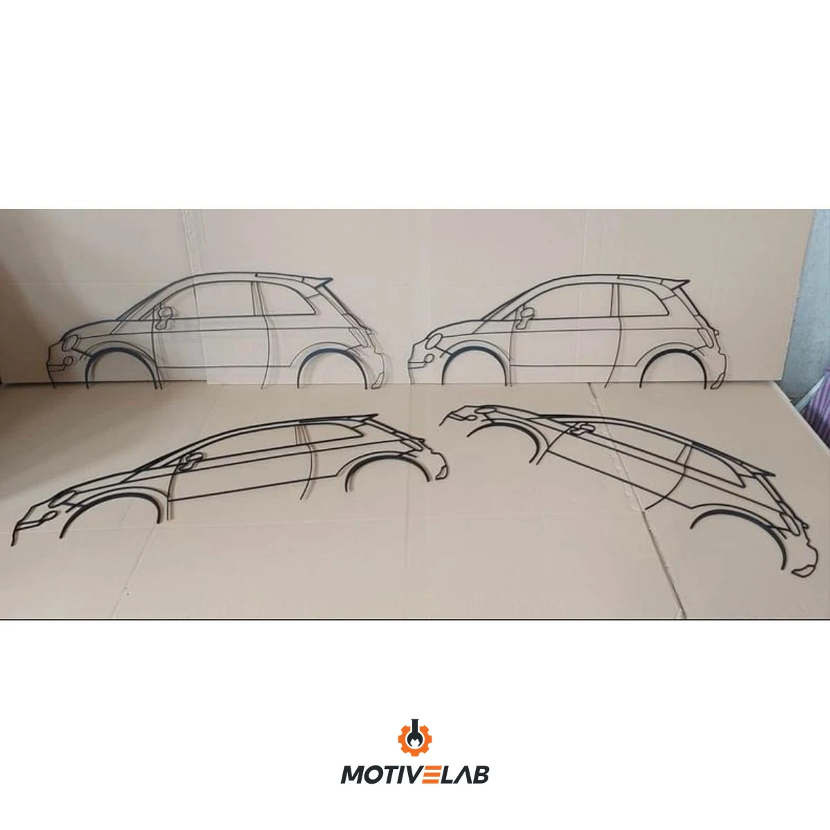 Sagoma Cornice / Abarth 500 — foto 2