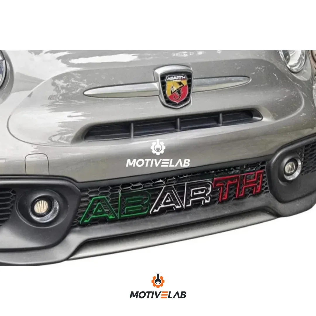Scritta Abarth Griglia Paraurti — foto 1