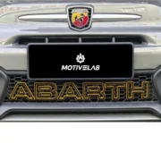 Scritta Abarth Griglia Paraurti