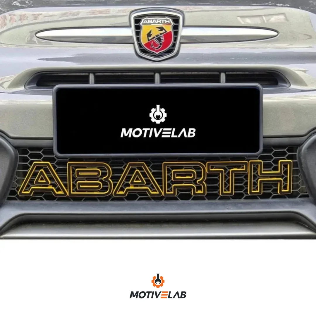 'Abarth' lettering on the bumper grille — photo 3