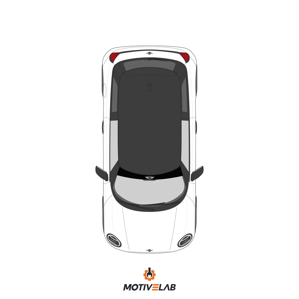 MINI COOPER /S /JCW sun visor strip — photo 3