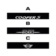 MINI COOPER /S /JCW sun visor strip — photo 6