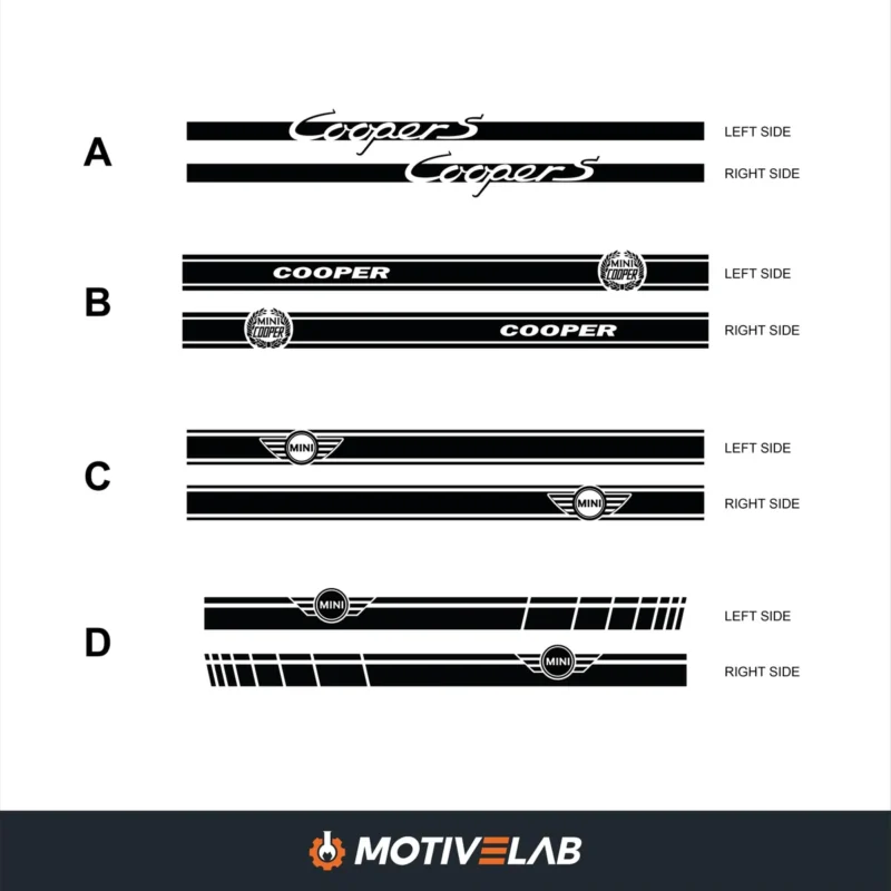 Strisce laterali MINI Cooper S - 2023 — foto 2