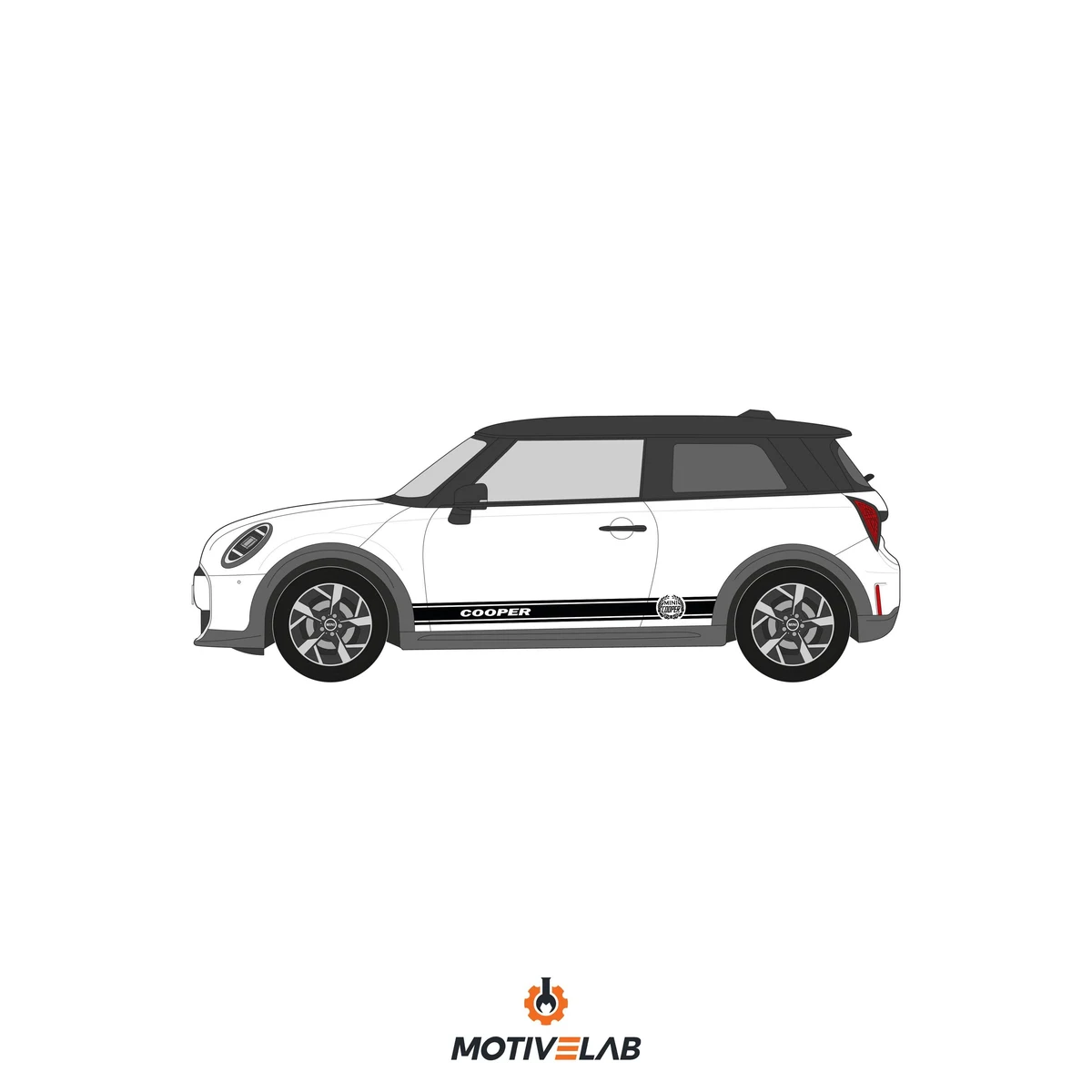 Strisce laterali MINI Cooper S - 2023 — foto 3
