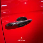 Cover carbonio incavo maniglia porta Abarth 500 — foto 2
